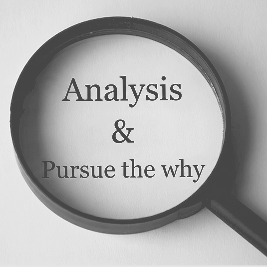 Analysis & Pursue the why